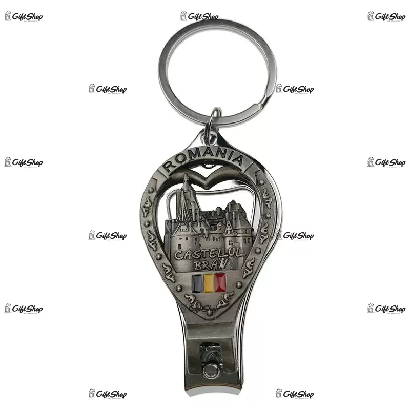 Castelul bran, breloc cu unghiera